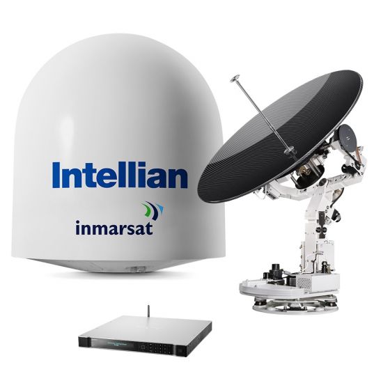 Intellian GX100 VSAT Marine Antenna System